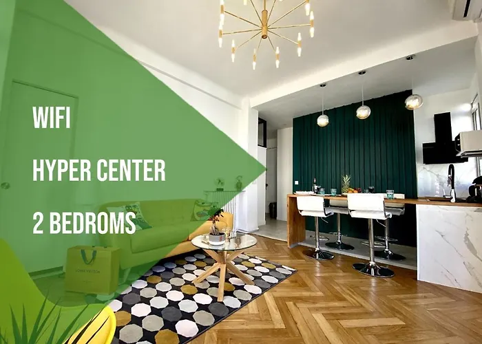 2 Bedroom - Hyper Center - Kitchen - Tramway - Balcony - Air Conditioner - Wifi *